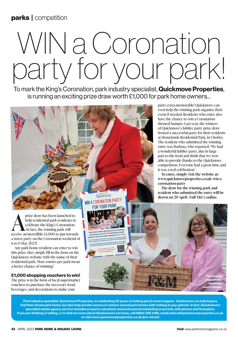 Park Home & Holiday Living Preview Pages