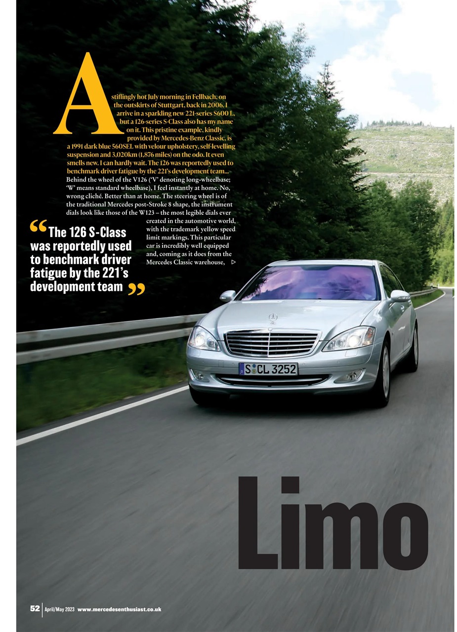 Mercedes Enthusiast Preview Pages