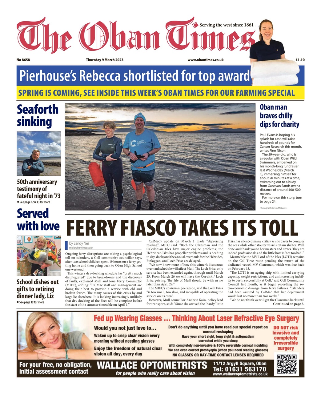 The Oban Times & Lochaber Times Preview Pages