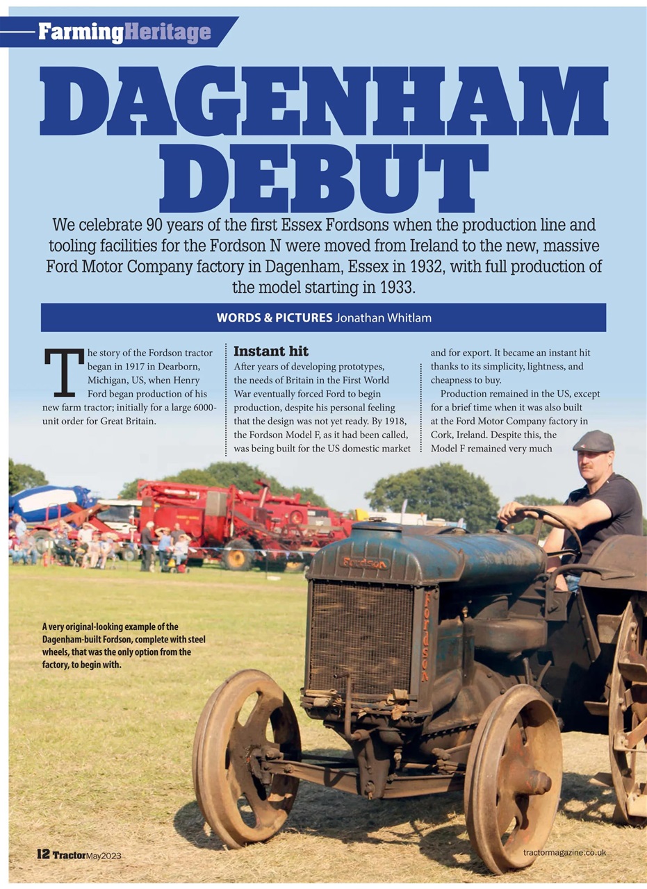 Tractor & Farming Heritage Magazine Preview Pages
