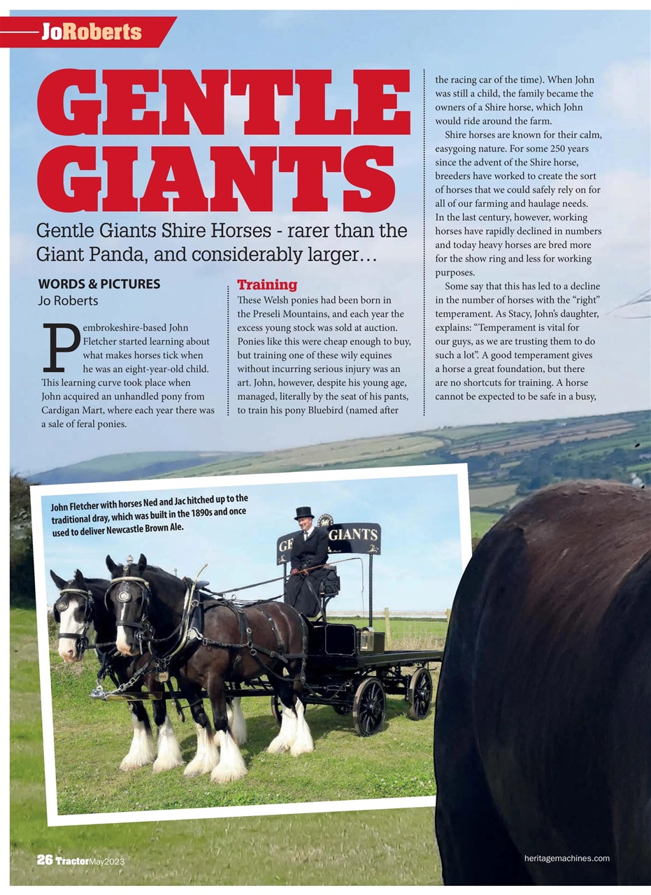 Tractor & Farming Heritage Magazine Preview Pages