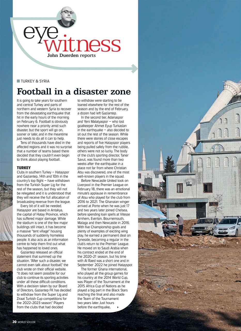 World Soccer Preview Pages