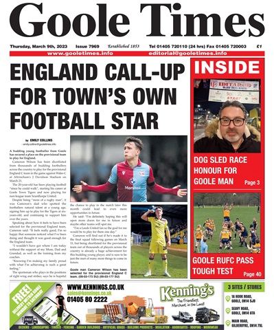 Goole Times issue FREE Sample Issue