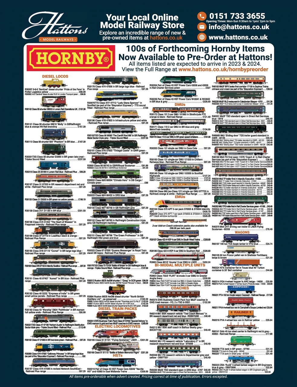 Rail Express Preview Pages