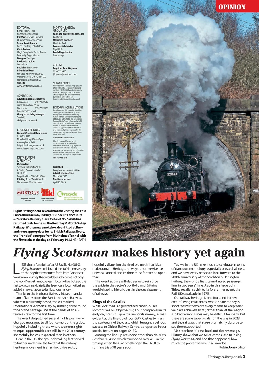 Heritage Railway Preview Pages