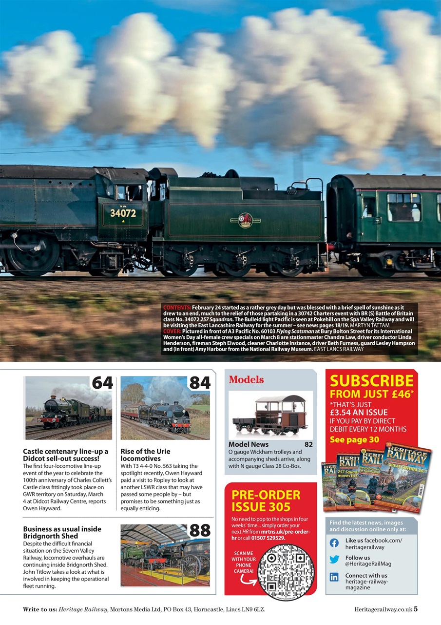 Heritage Railway Preview Pages