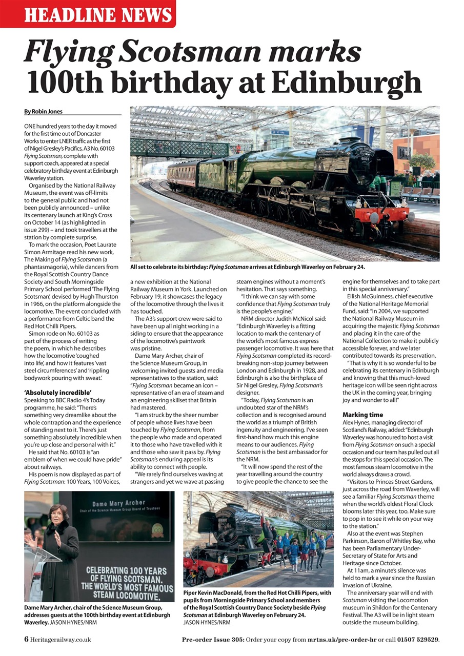 Heritage Railway Preview Pages