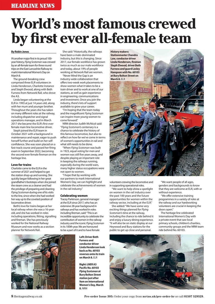 Heritage Railway Preview Pages