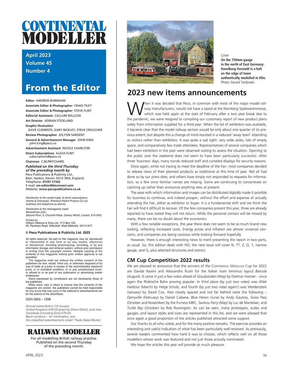 Continental Modeller Preview Pages