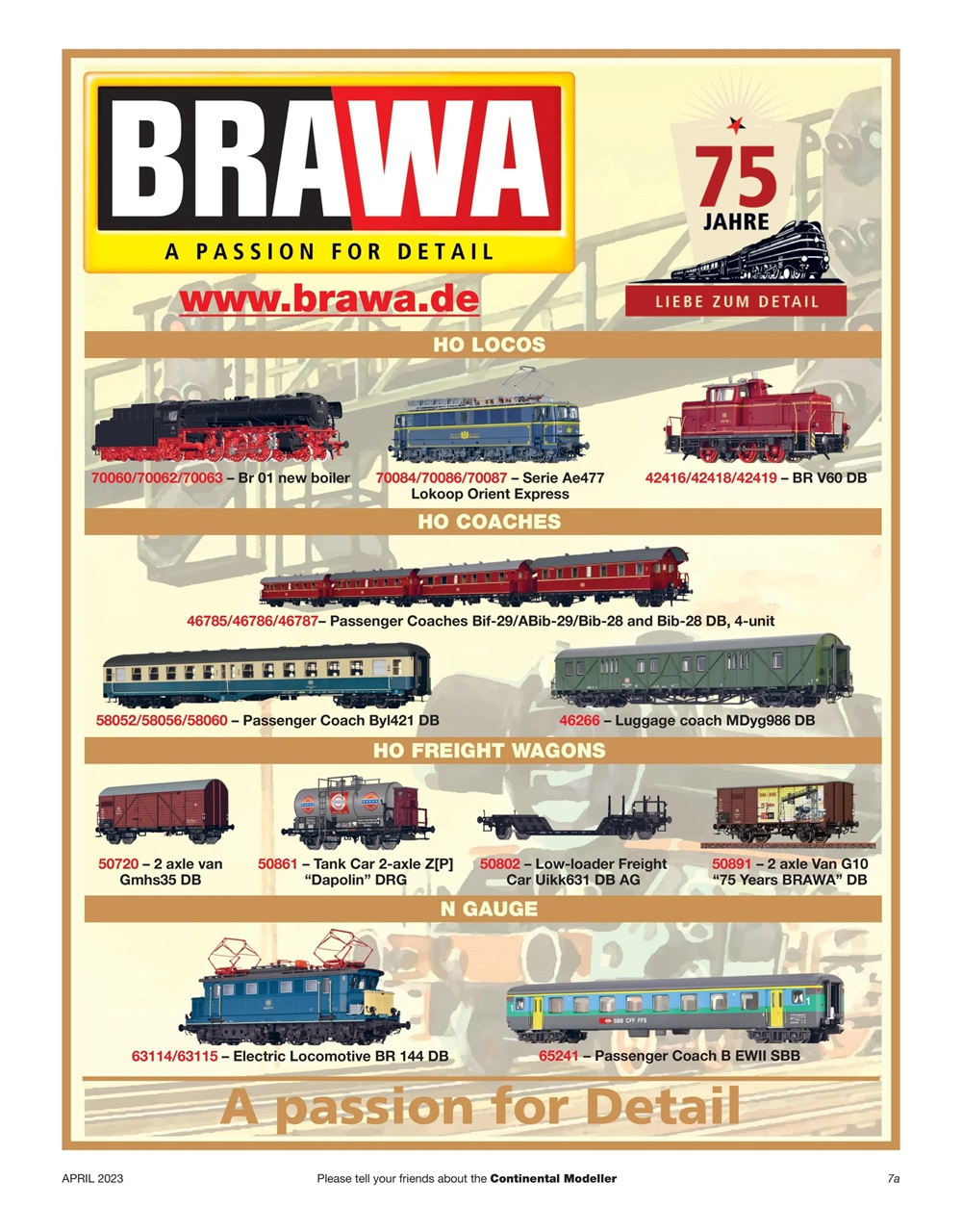 Continental Modeller Preview Pages