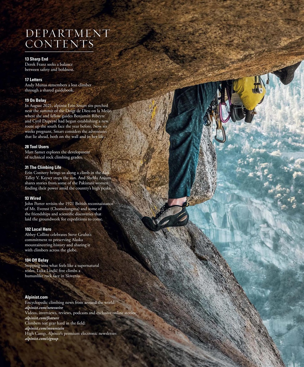 Alpinist Preview Pages