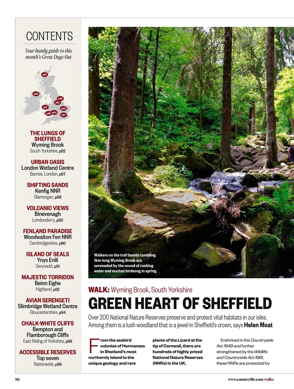 BBC Countryfile Magazine Preview Pages