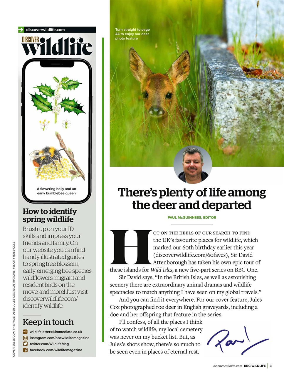 BBC Wildlife Magazine Preview Pages