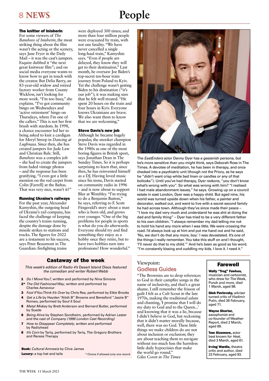 The Week Preview Pages