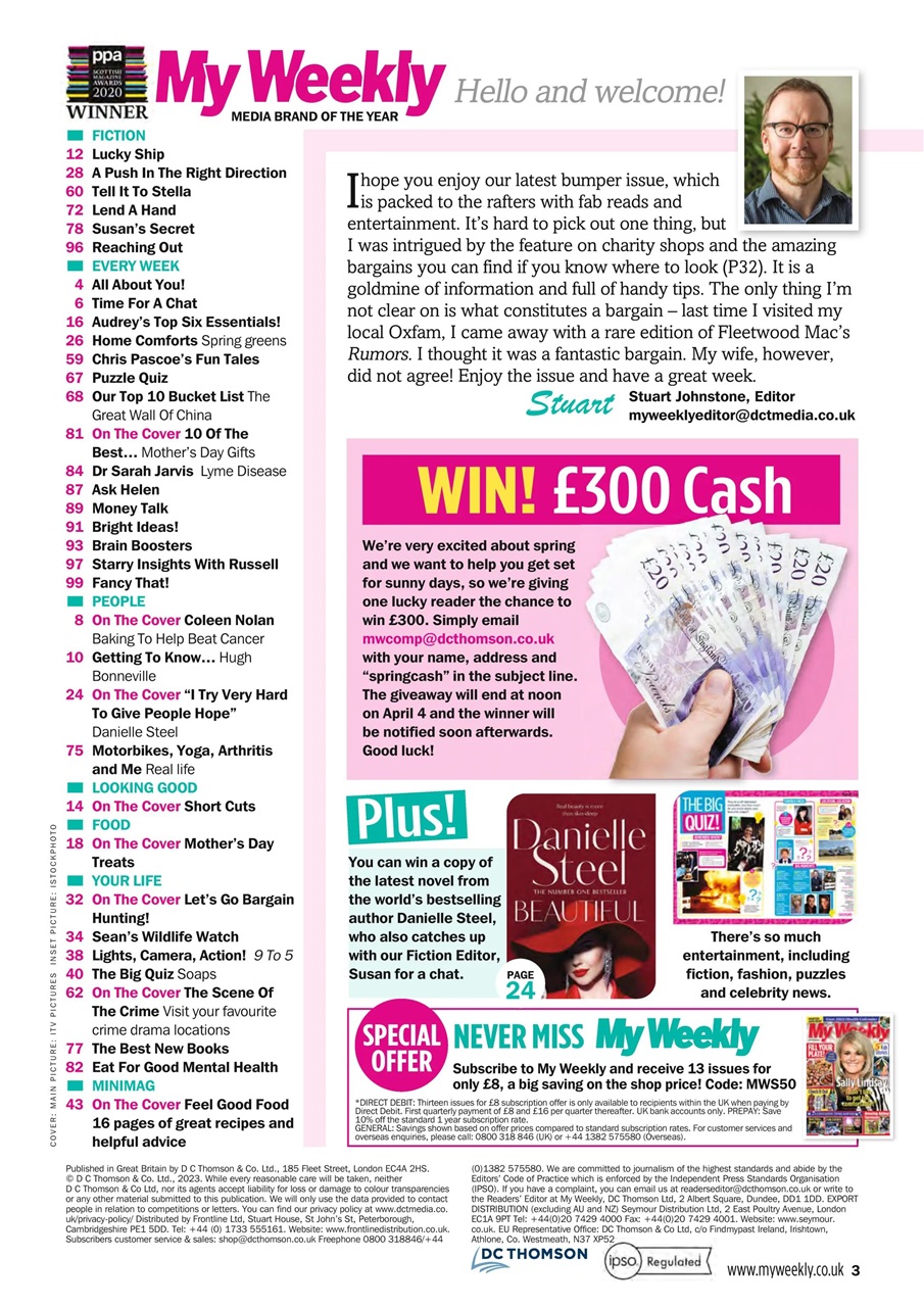 My Weekly Preview Pages