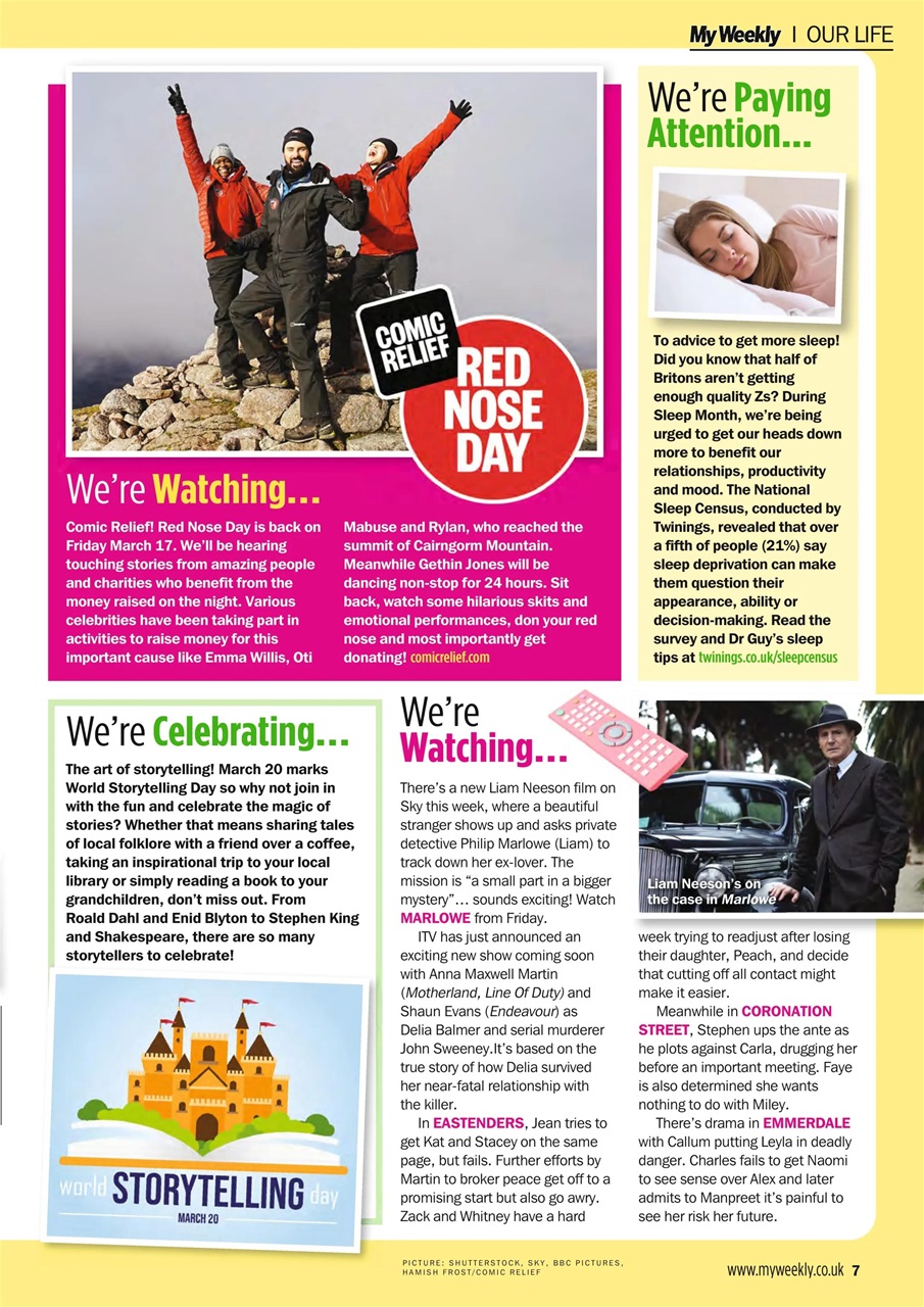 My Weekly Preview Pages