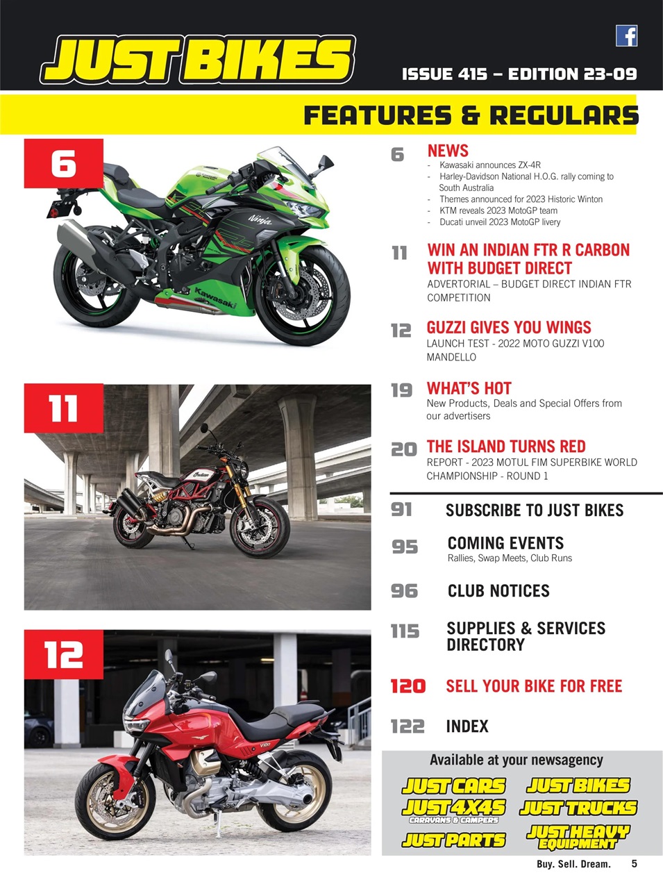 JUST BIKES Preview Pages