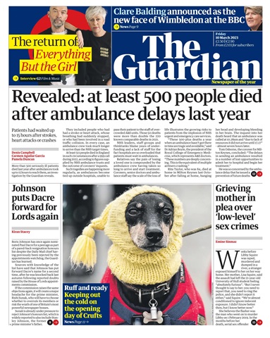 The Guardian Newspaper issue Friday, March 10, 2023