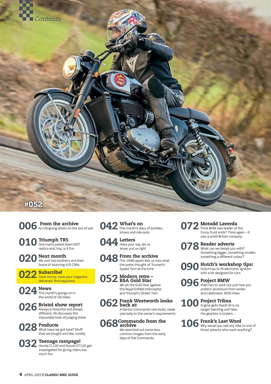 Classic Bike Guide Preview Pages