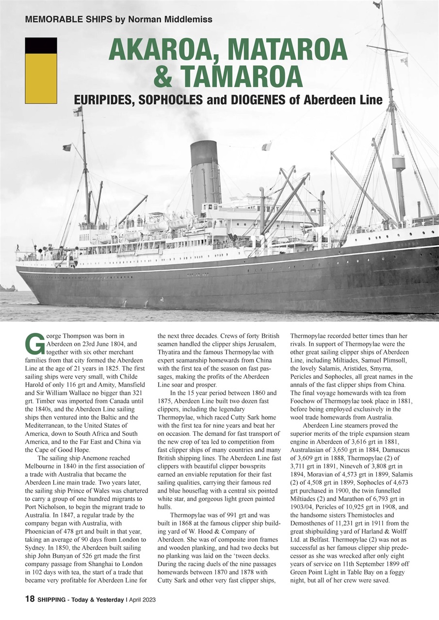 Shipping Today & Yesterday Preview Pages