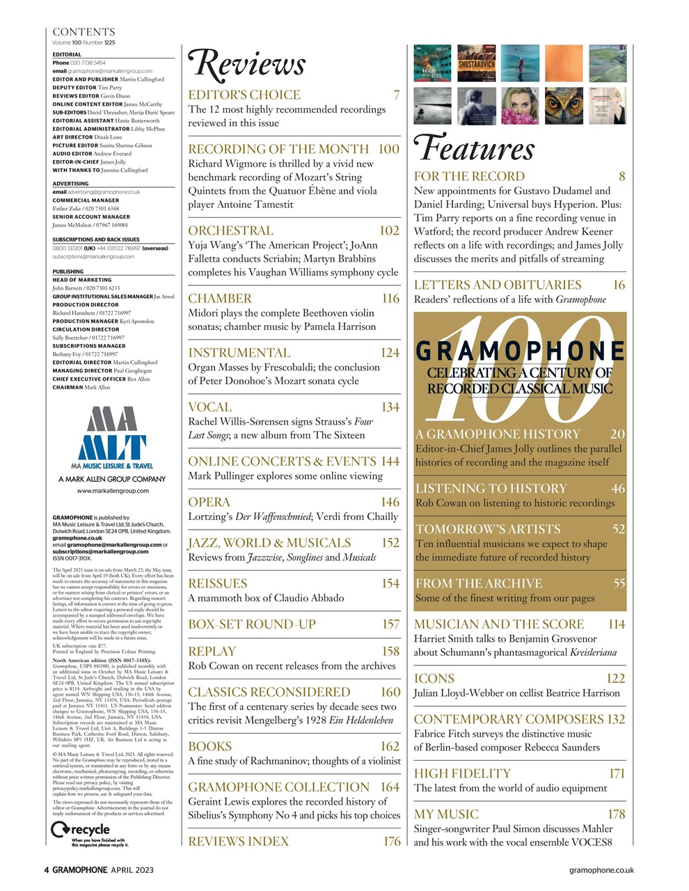 Gramophone Preview Pages