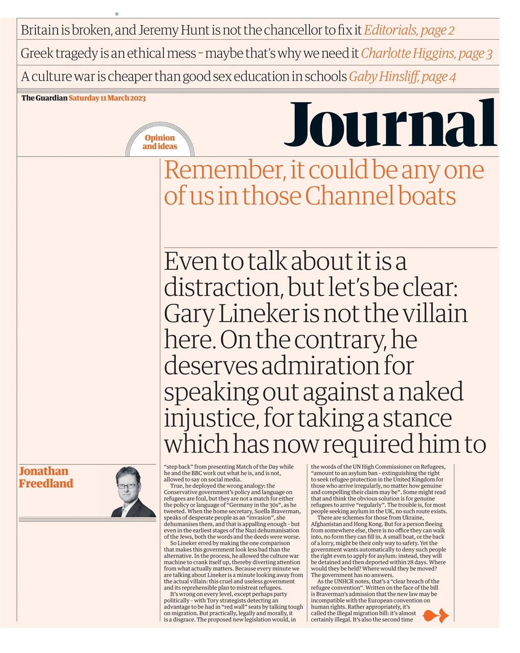 The Guardian Newspaper Preview Pages