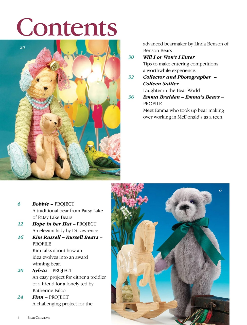 Bear Creations Preview Pages