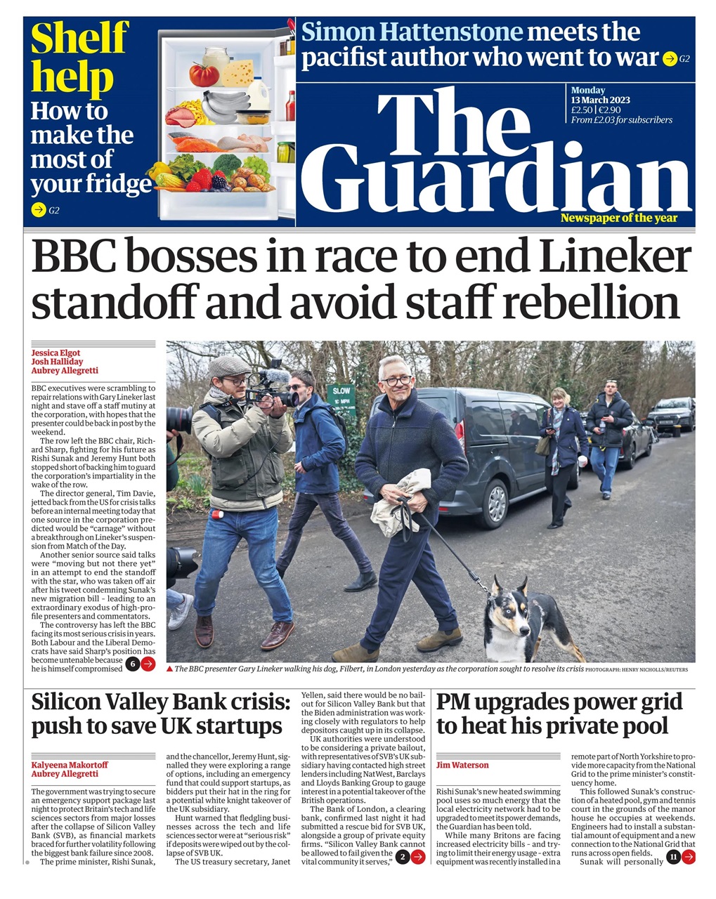 The Guardian Newspaper Preview Pages