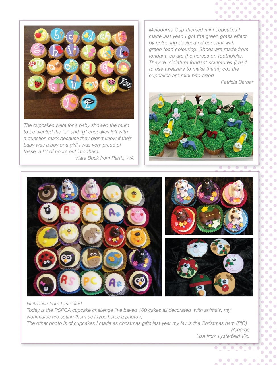 Australian Cupcakes and Inspirations Preview Pages