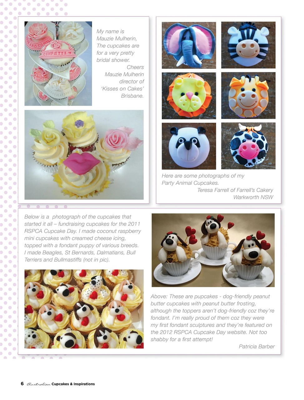 Australian Cupcakes and Inspirations Preview Pages