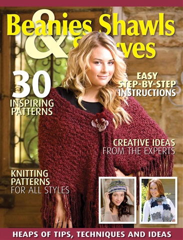 Beanies Shawls and Scarves issue FREE Sample Issue