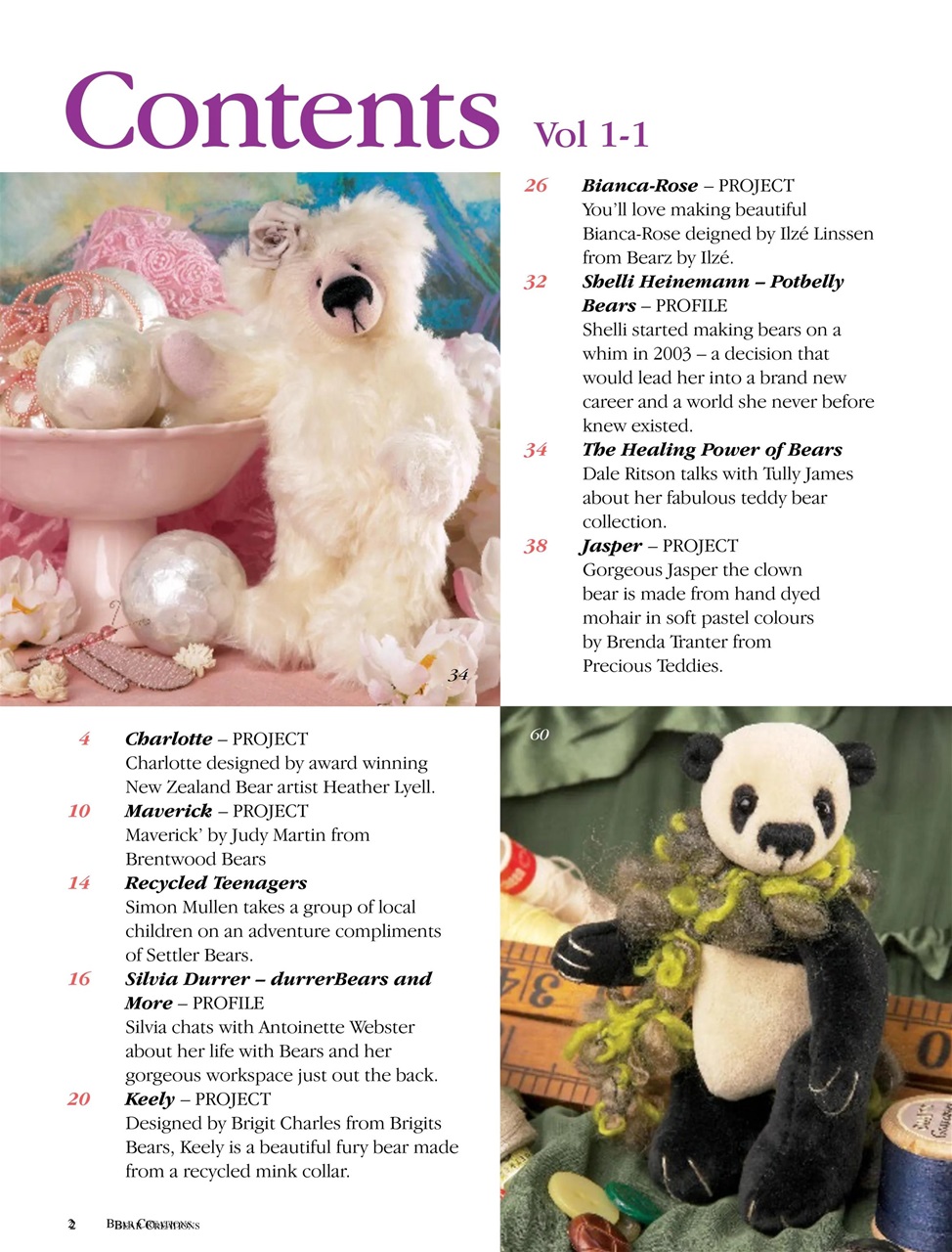 Bear Creations Preview Pages