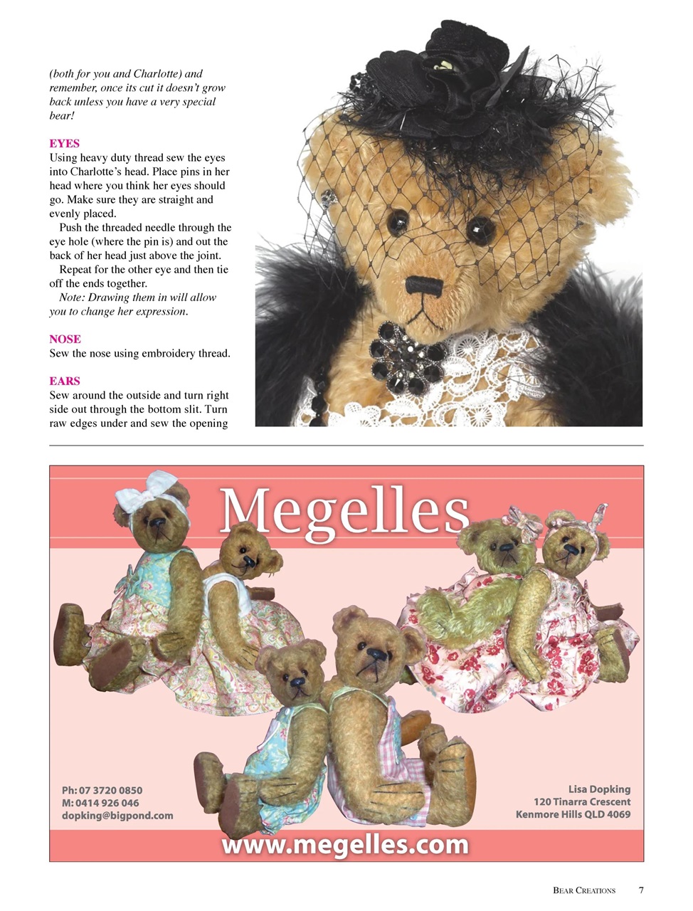 Bear Creations Preview Pages