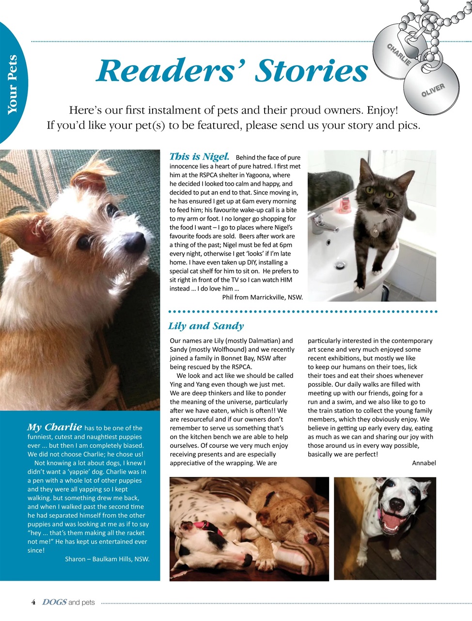 Dogs and Pets Preview Pages