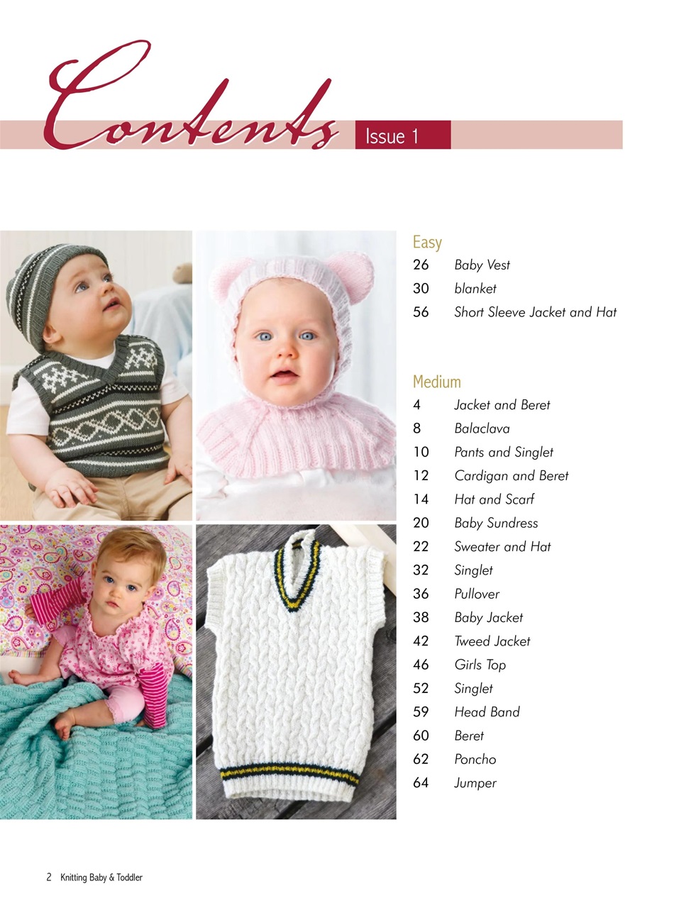 Knitting Baby and Beyond Preview Pages