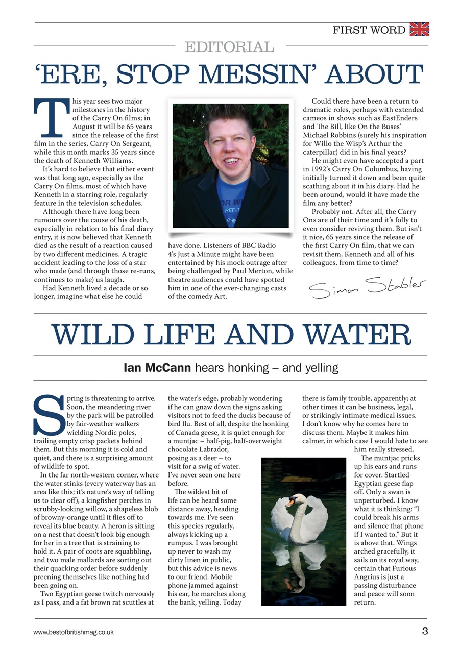 Best of British Preview Pages