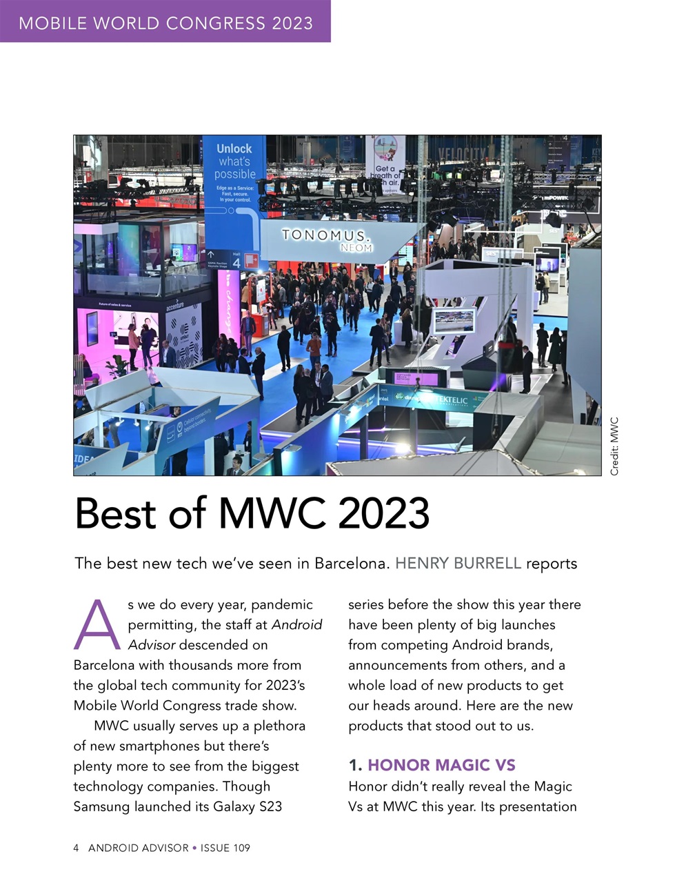 Android Advisor Preview Pages