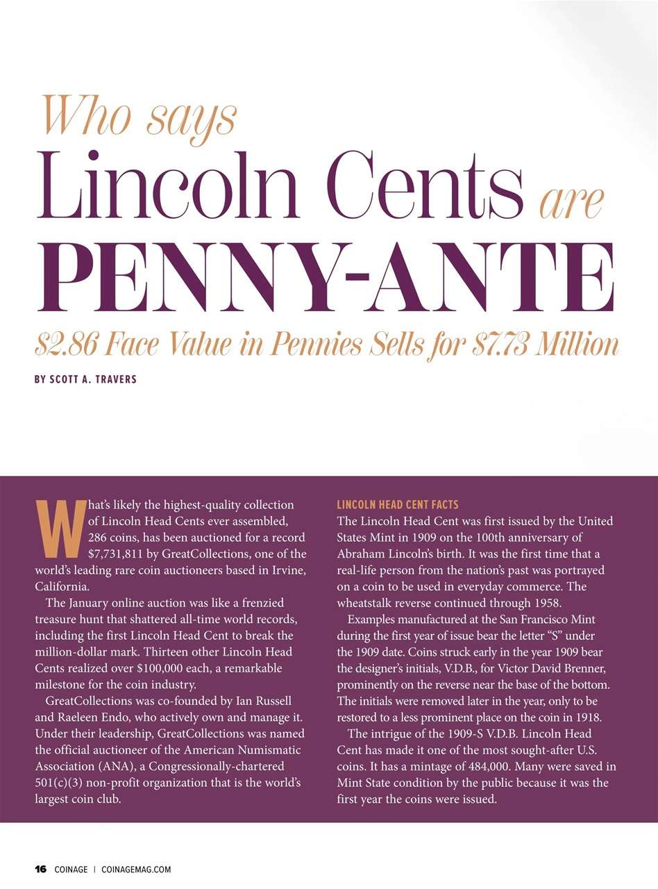 COINage Magazine Preview Pages