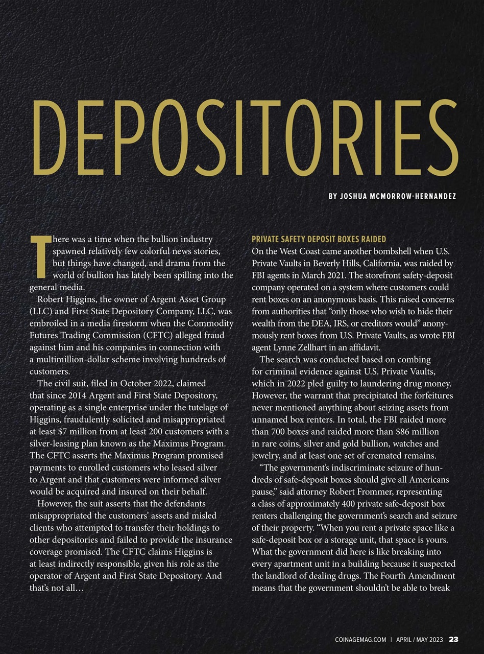 COINage Magazine Preview Pages