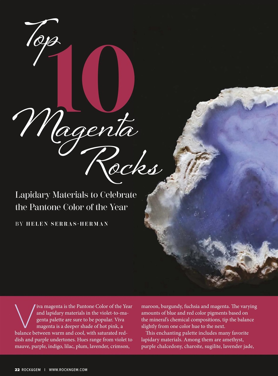 Rock&Gem Magazine Preview Pages