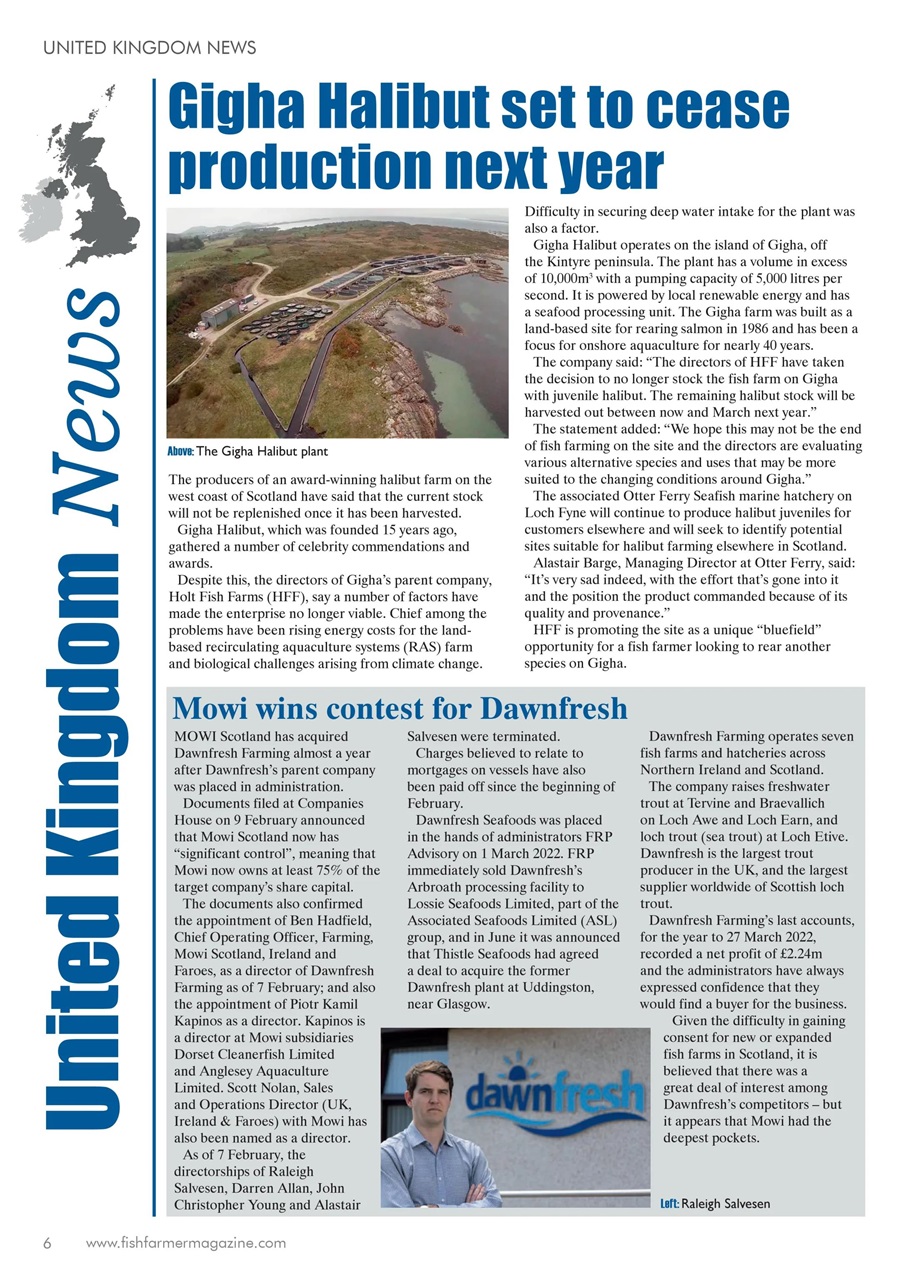 Fish Farmer Magazine Preview Pages