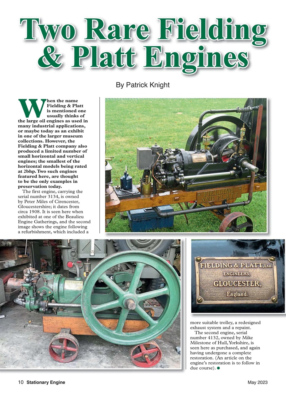 Stationary Engine Preview Pages