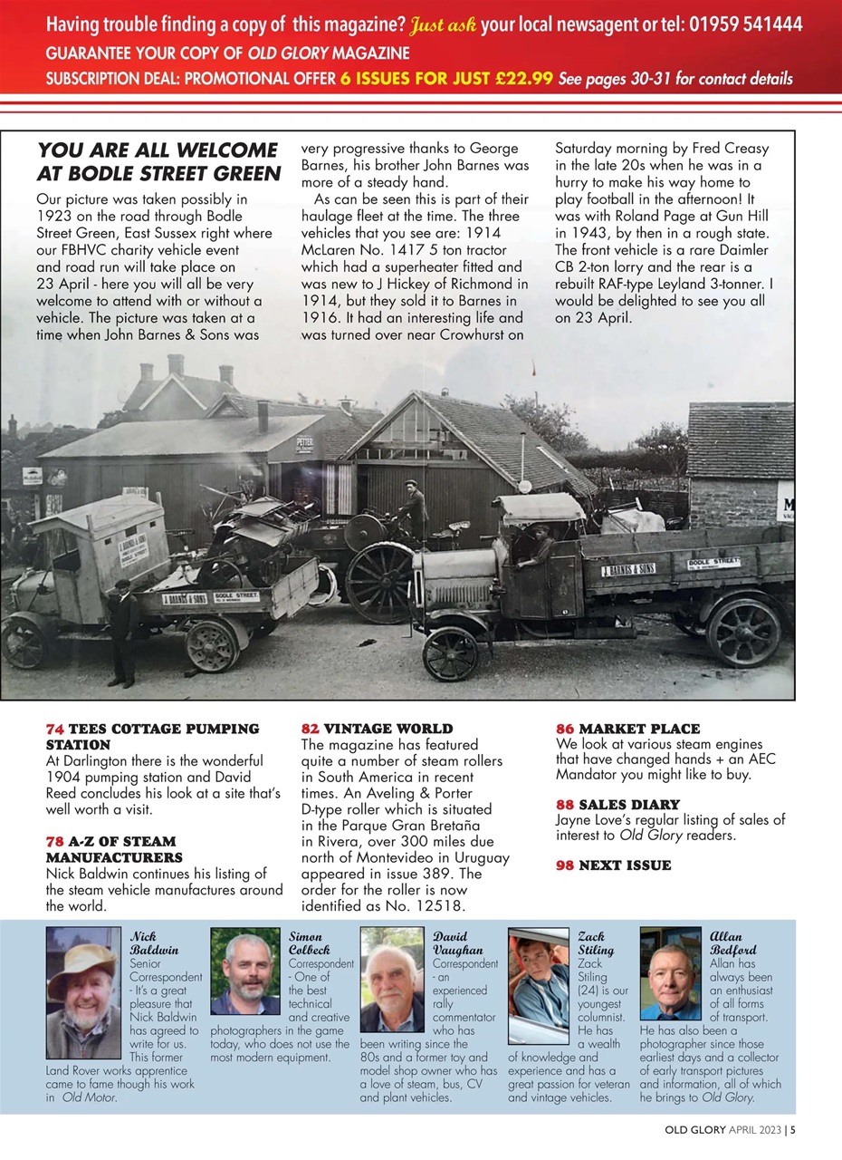 Old Glory Magazine Preview Pages