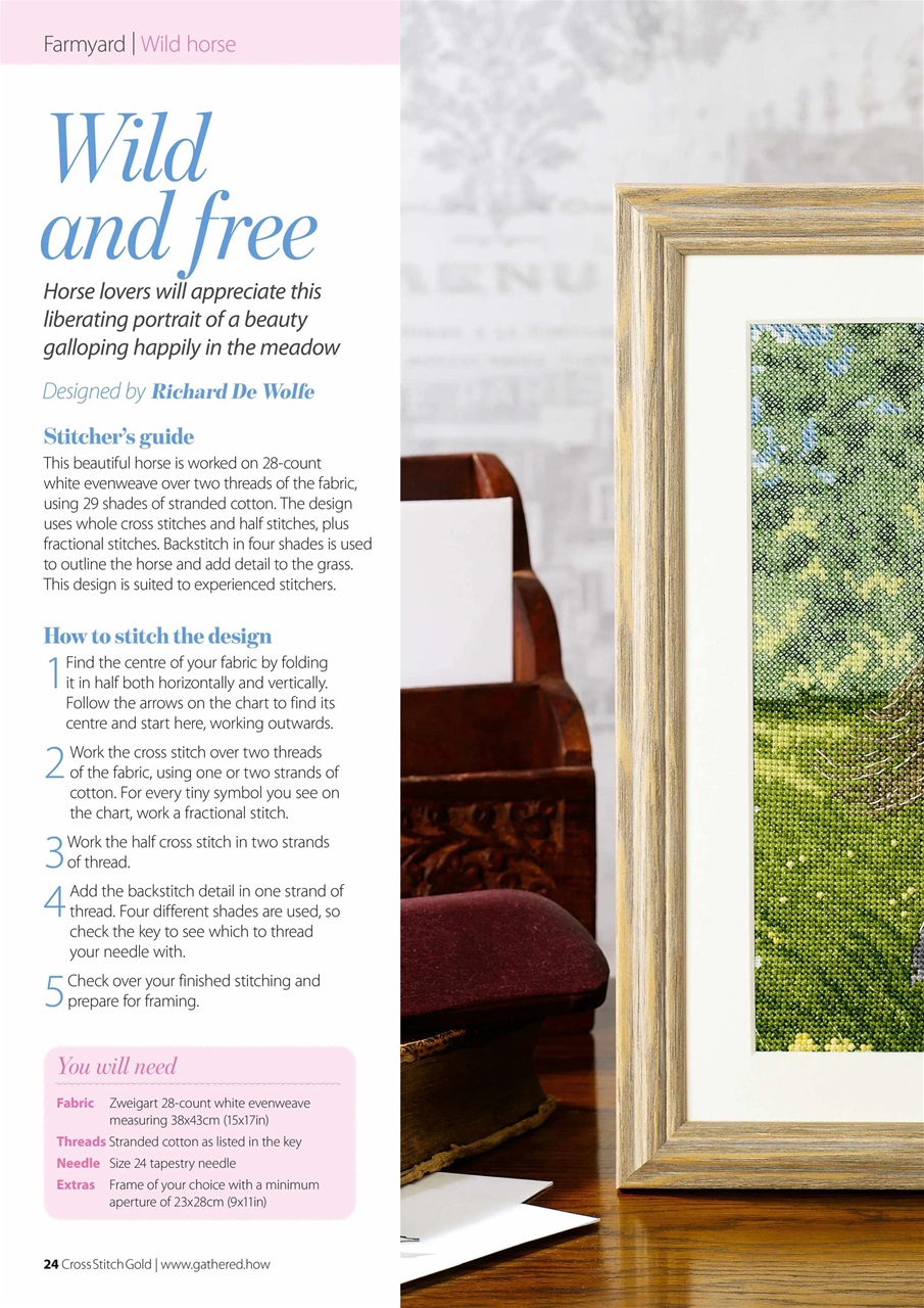The World of Cross Stitching Preview Pages