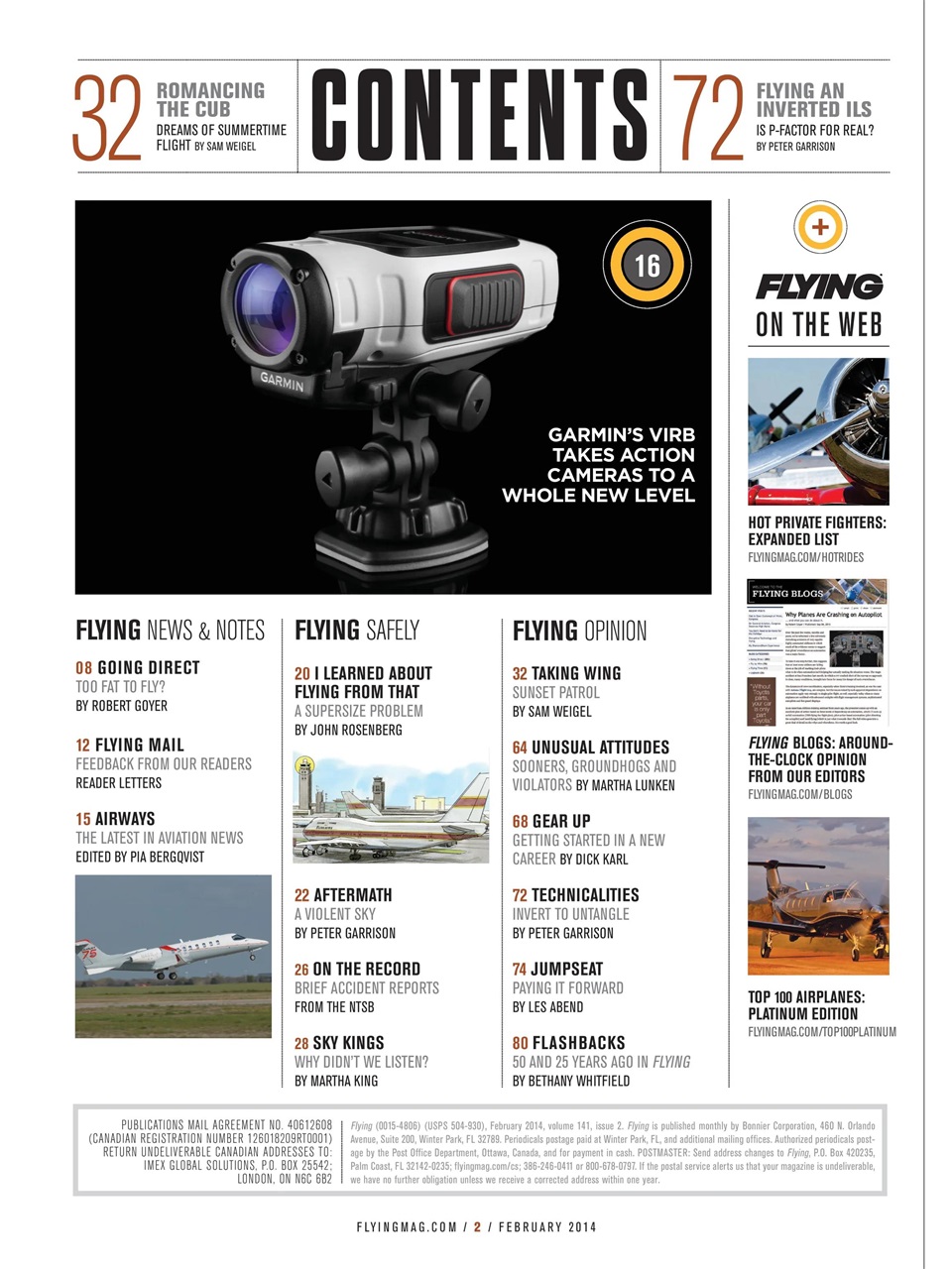 FLYING Magazine Preview Pages