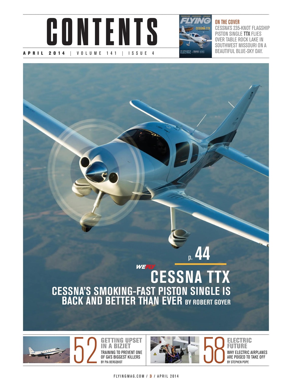 FLYING Magazine Preview Pages