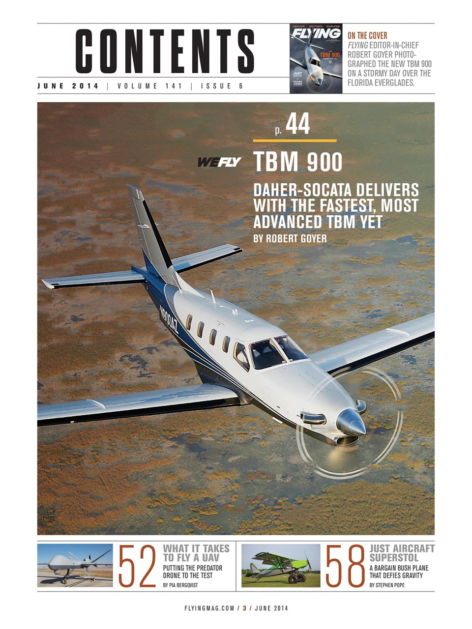 FLYING Magazine Preview Pages