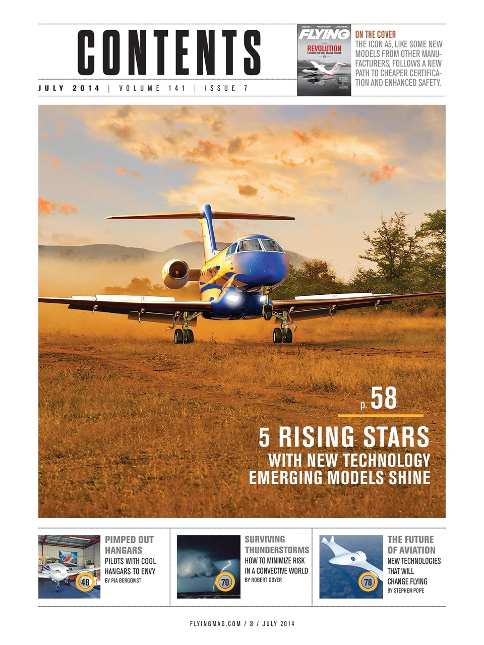 FLYING Magazine Preview Pages