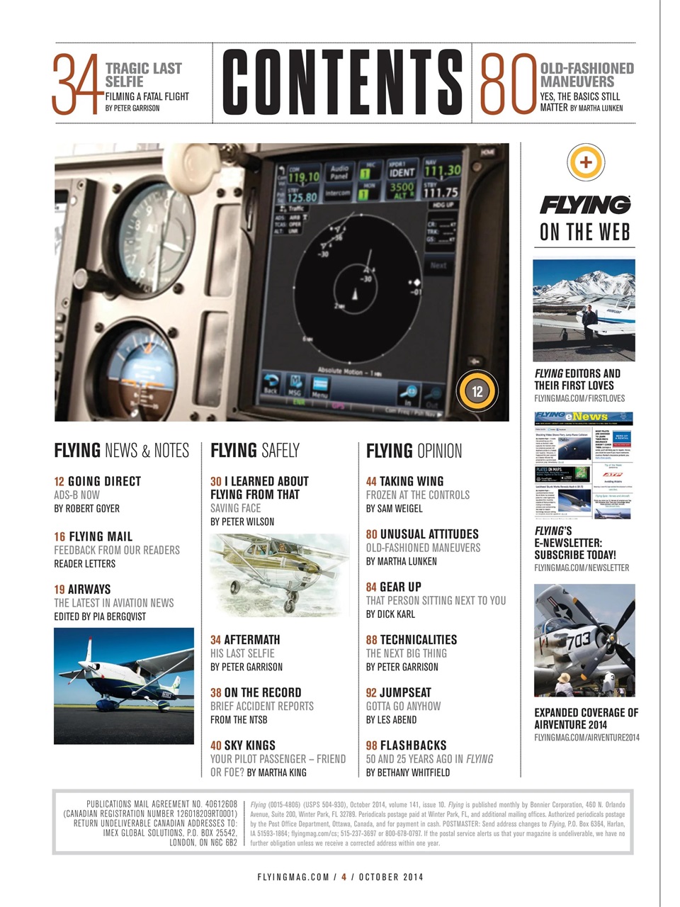 FLYING Magazine Preview Pages