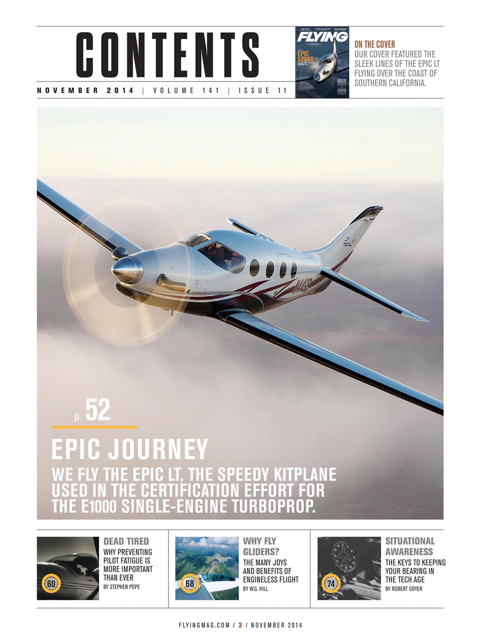 FLYING Magazine Preview Pages